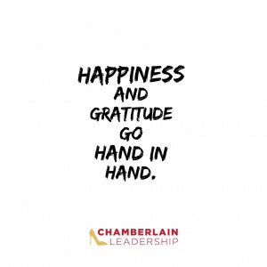Gratitude and happiness go hand in hand